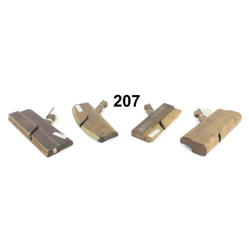 7403-207 Lot of four molding planes.